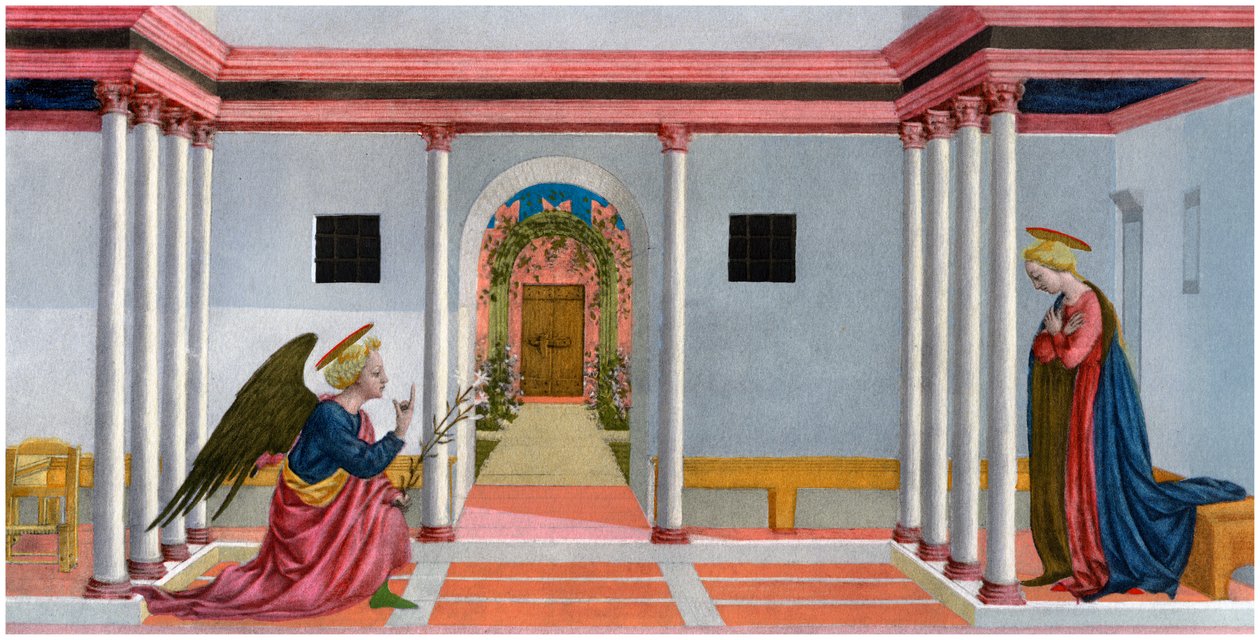 La Anunciación, c1445, 1958 de Unbekannt