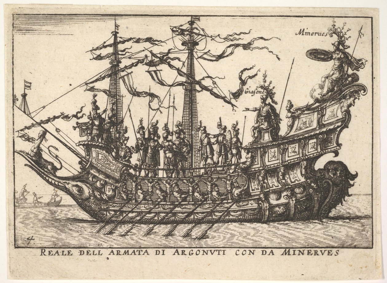 Los argonautas liderados por Minerva, de la serie... de Unbekannt