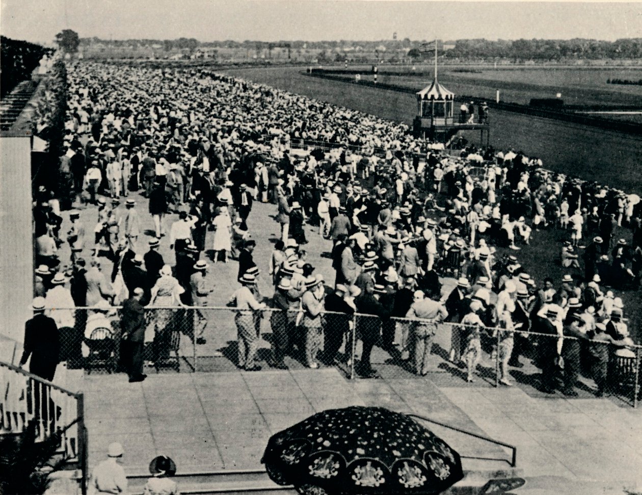 El hipódromo de Arlington, Chicago, c. 1930 de Unbekannt