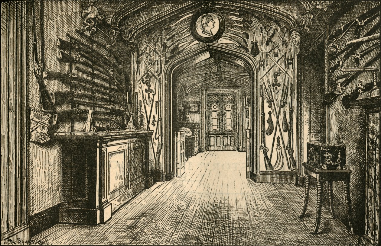 La armería en Abbotsford, 1882 de Unbekannt
