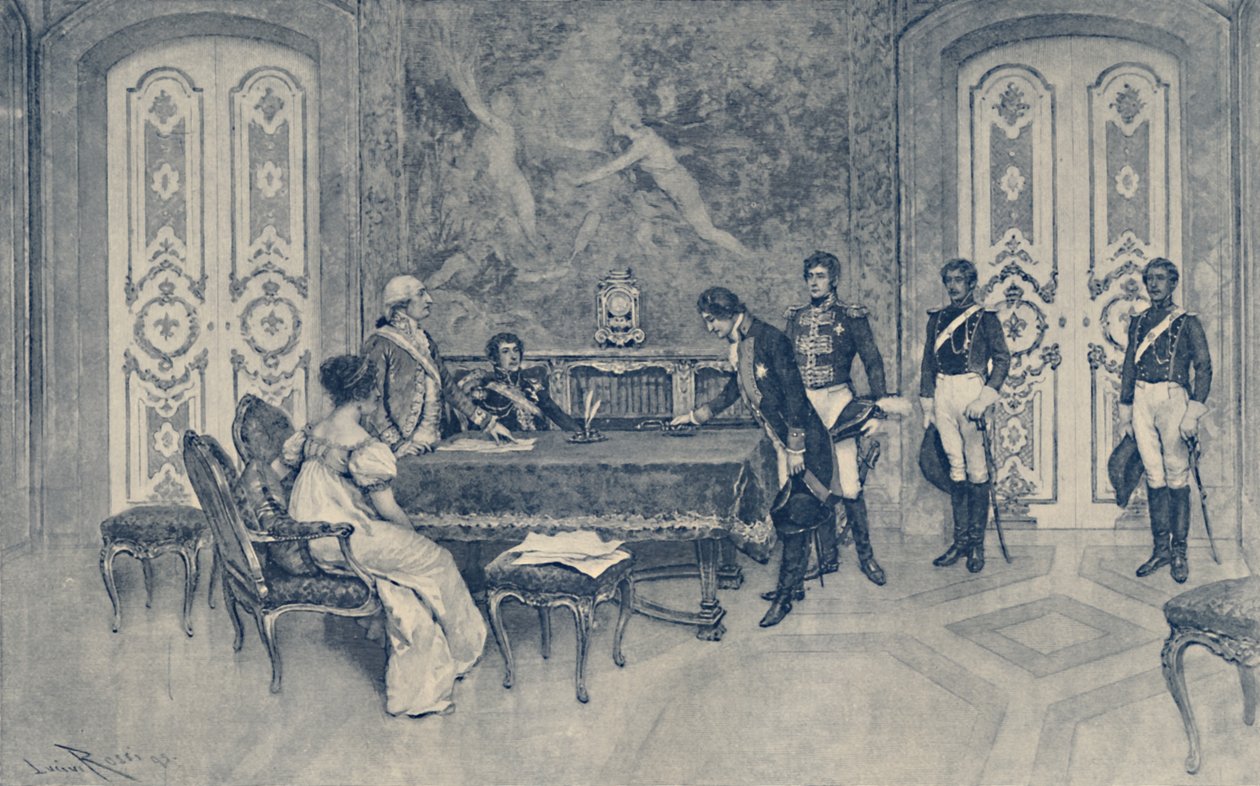 El arresto de Fernando, 1807, 1896 de Unbekannt
