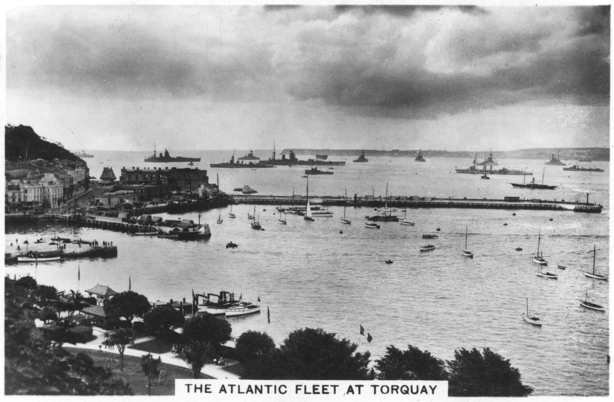 La flota atlántica en Torquay, 1936 de Unbekannt