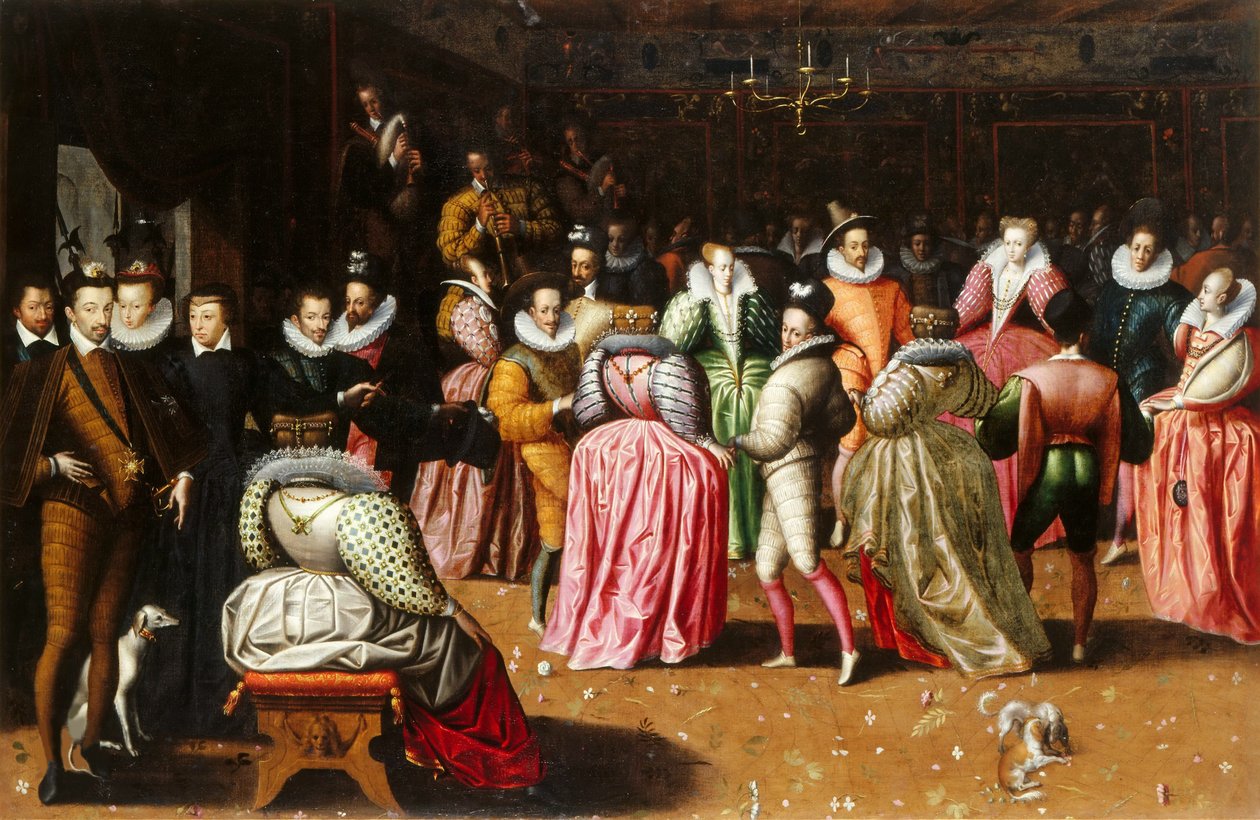 El Baile en la Corte de Enrique III de Francia, 1575-1600 de Unbekannt