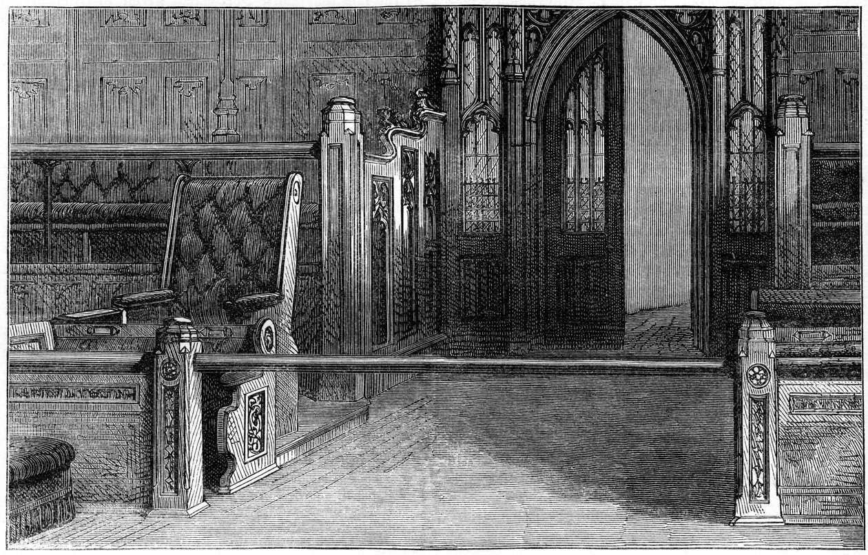 El Bar de la Cámara de los Comunes, Westminster, Londres, siglo XIX de Unbekannt