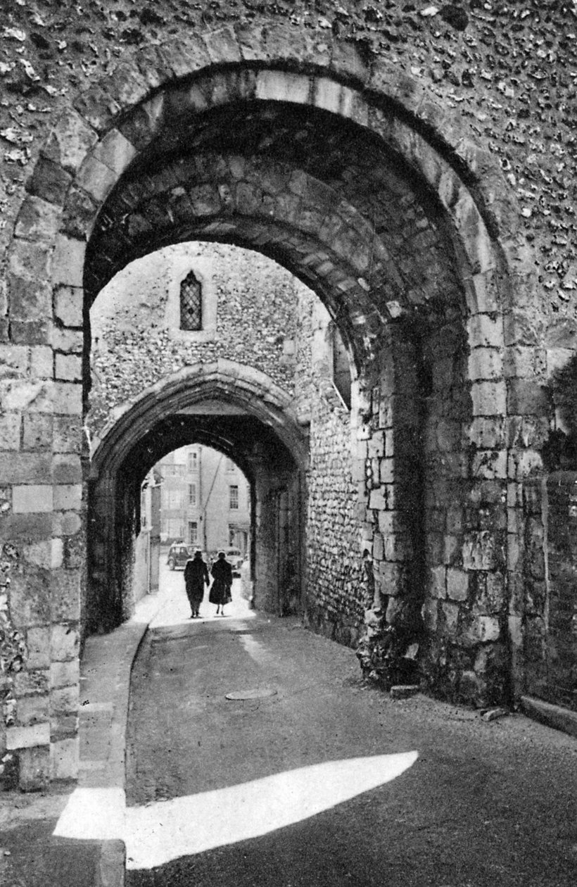 Los arcos del Barbican, Lewes, East Sussex, c. 1900s-c. 1920s de Unbekannt