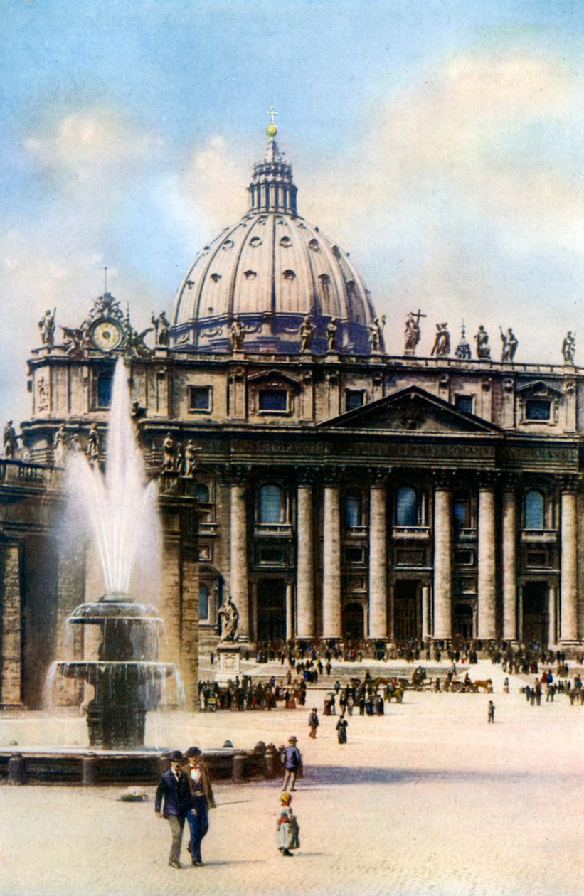 La Basílica de San Pedro, Roma, 1926 de Unbekannt