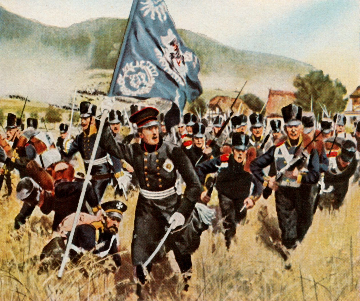 La Batalla de Kulm y Nollendorf, 29 y 30 de agosto de 1813 de Unbekannt