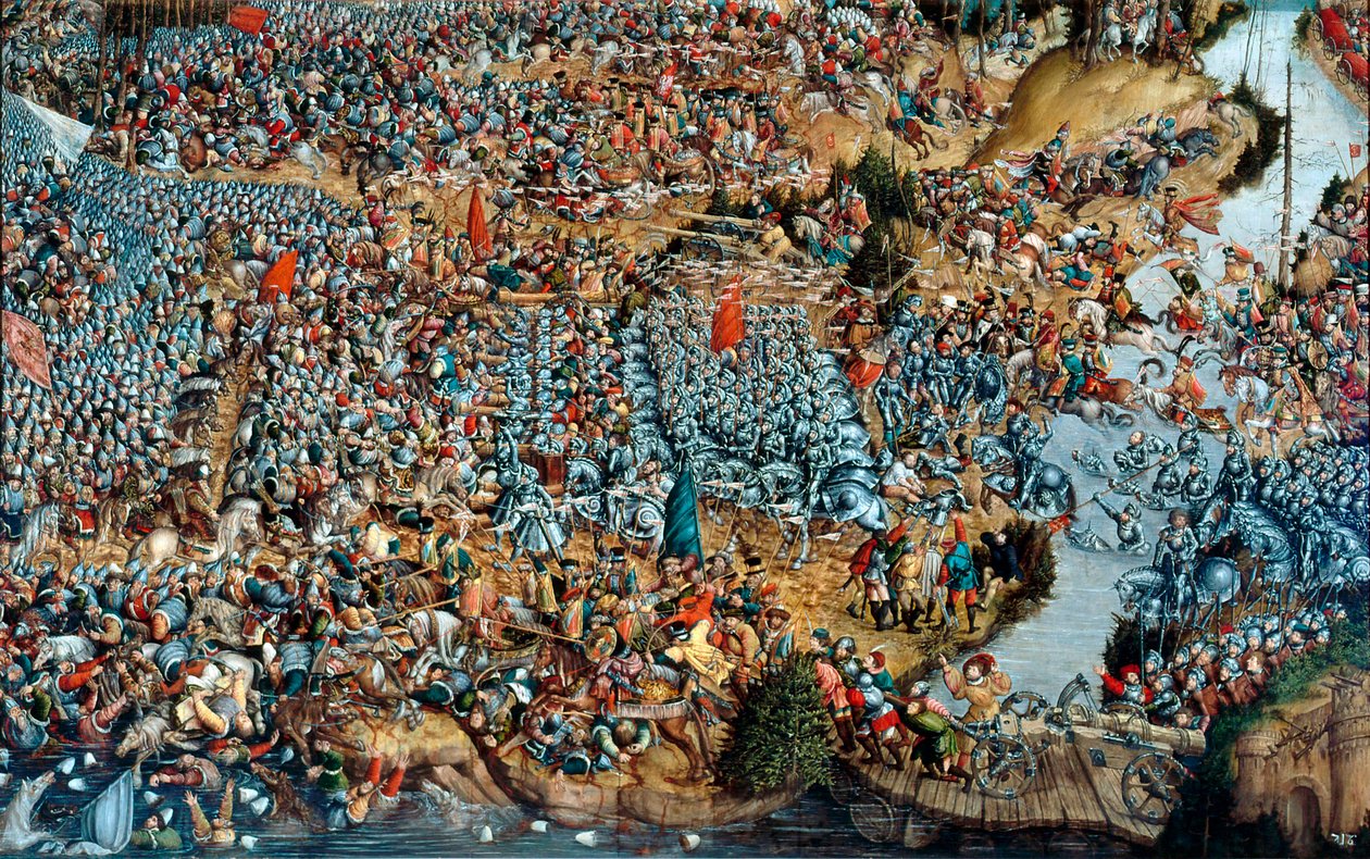 La batalla de Orsha, 1514 entre 1524 y 1530 de Unbekannt
