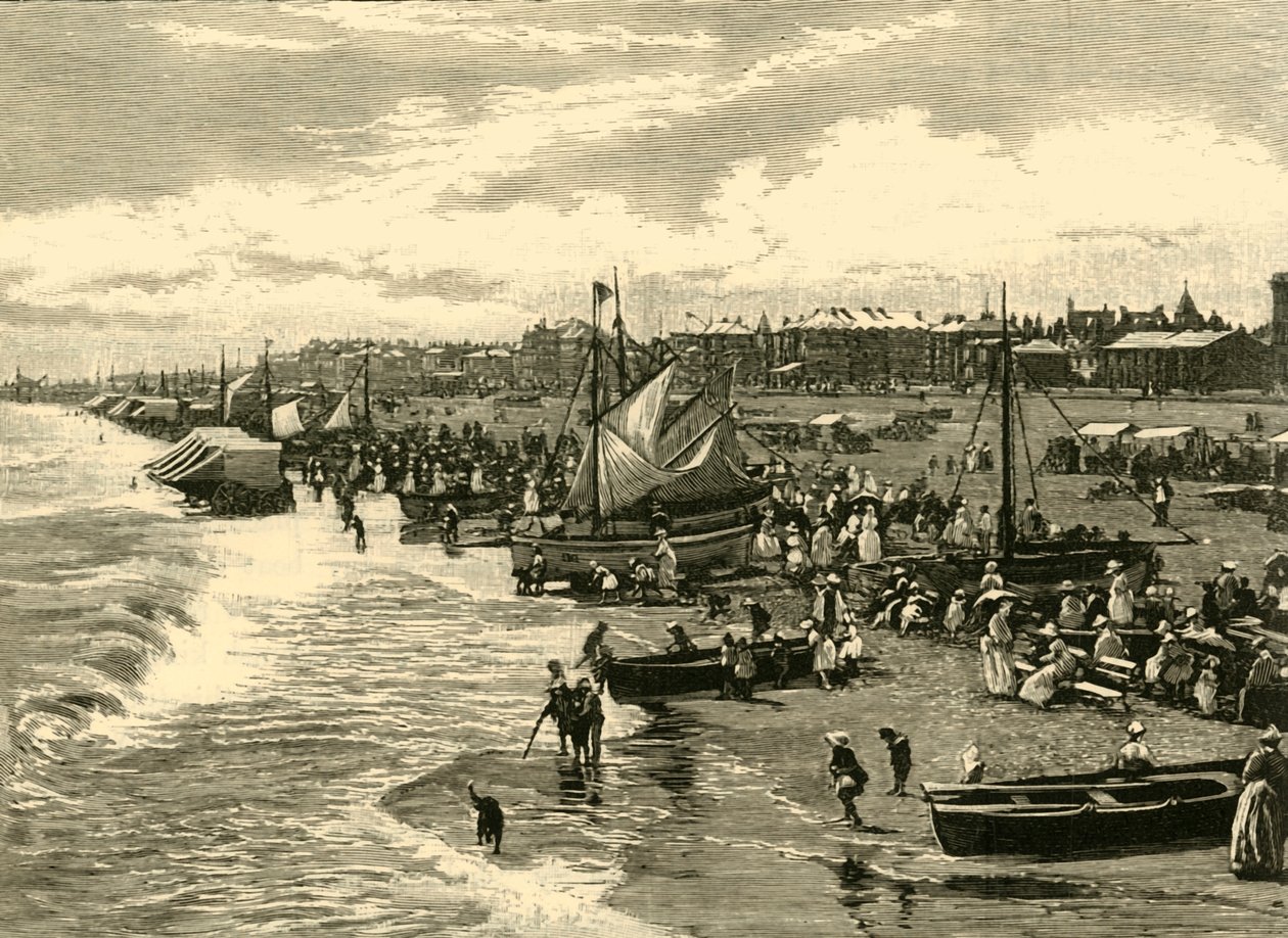 La Playa, Yarmouth, 1898 de Unbekannt