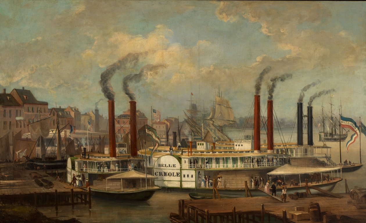 La Belle Creole en Nueva Orleans, ca. 1845-1849 de Unbekannt