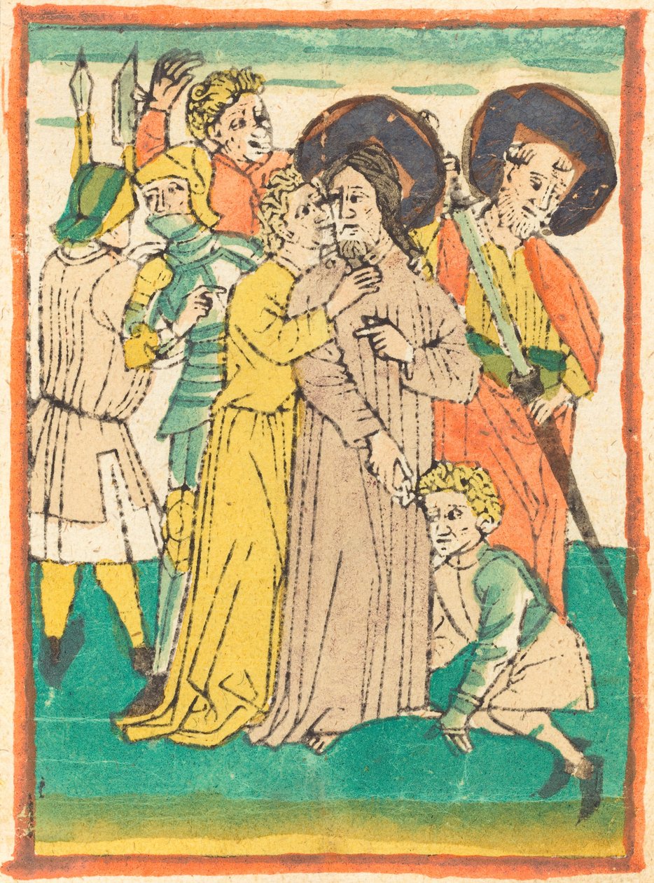 La Traición de Cristo, c. 1460-1465 de Unbekannt