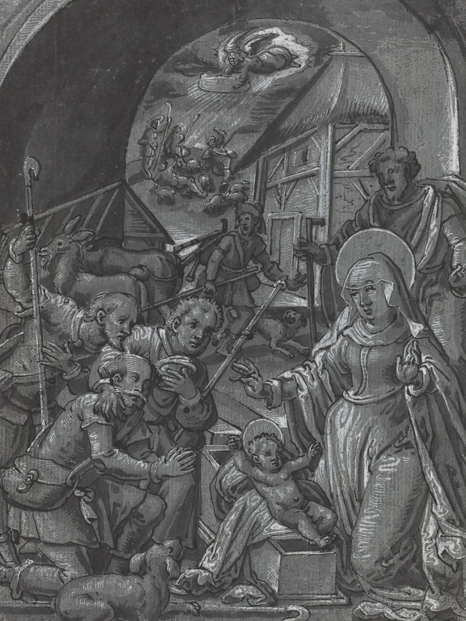 El nacimiento de Cristo [verso], c. 1600 de Unbekannt