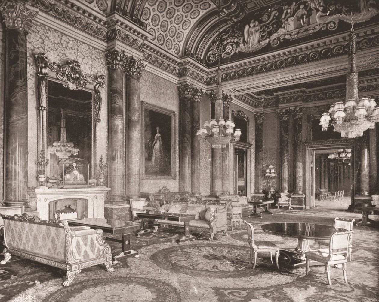 El Salón Azul, Palacio de Buckingham, Londres, 1894 de Unbekannt