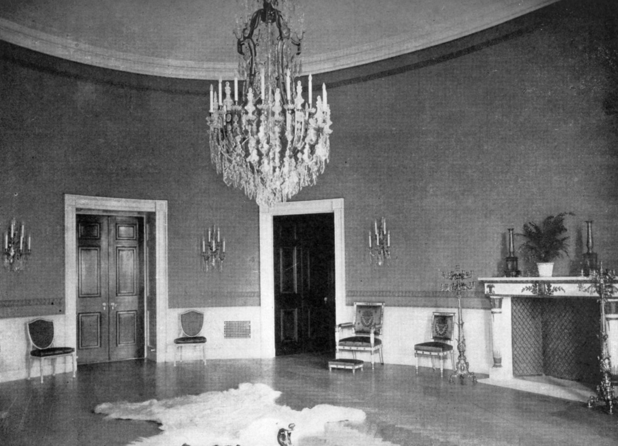 La sala azul en la Casa Blanca, Washington DC, EE.UU., 1908 de Unbekannt