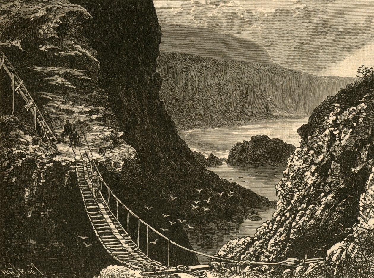 El Puente, Carrick-A-Rede, 1898 de Unbekannt