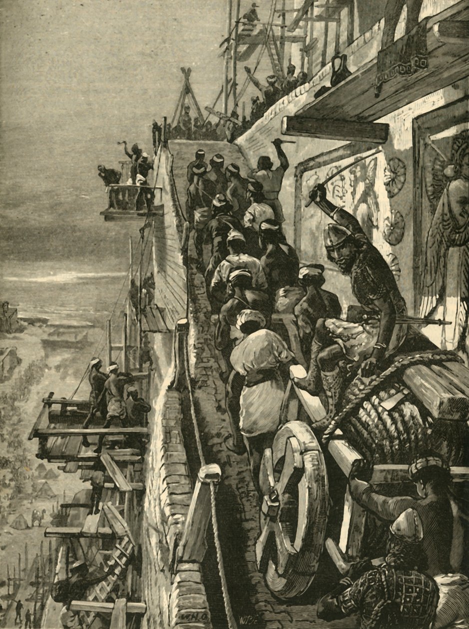 La Construcción de Babel, 1890 de Unbekannt