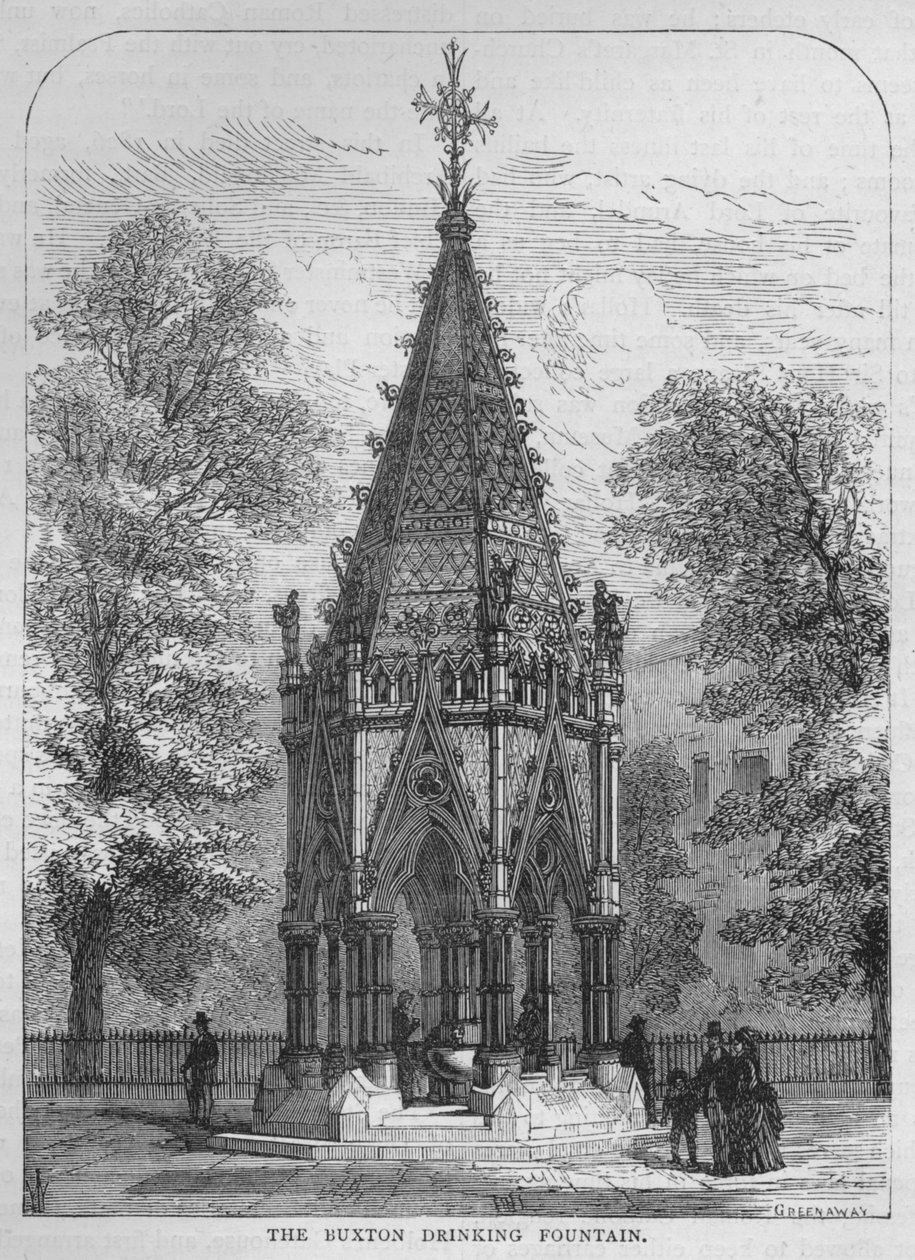 La fuente de agua potable Buxton, Westminster, Londres, c. 1870 1878 de Unbekannt
