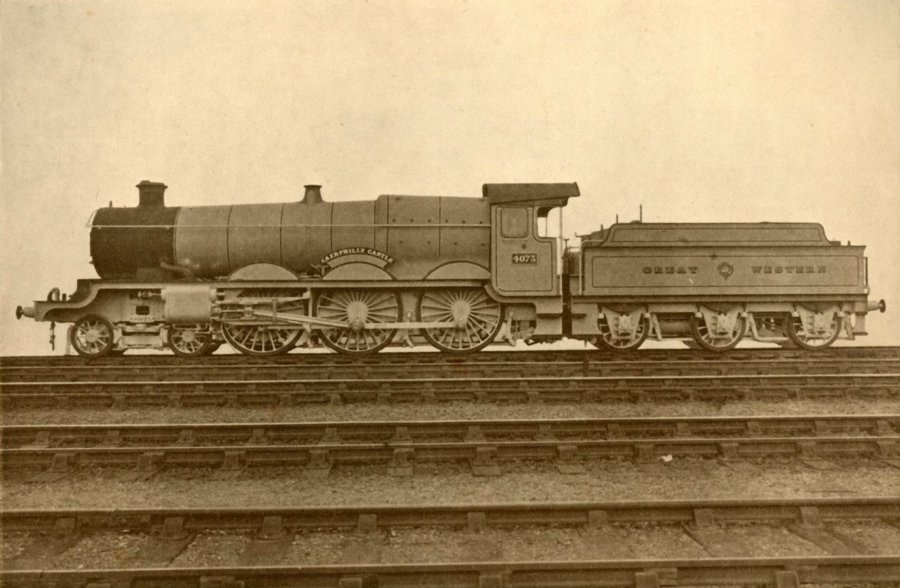 El Castillo de Caerphilly 4-6-0, Gran Ferrocarril del Oeste, 1930 de Unbekannt