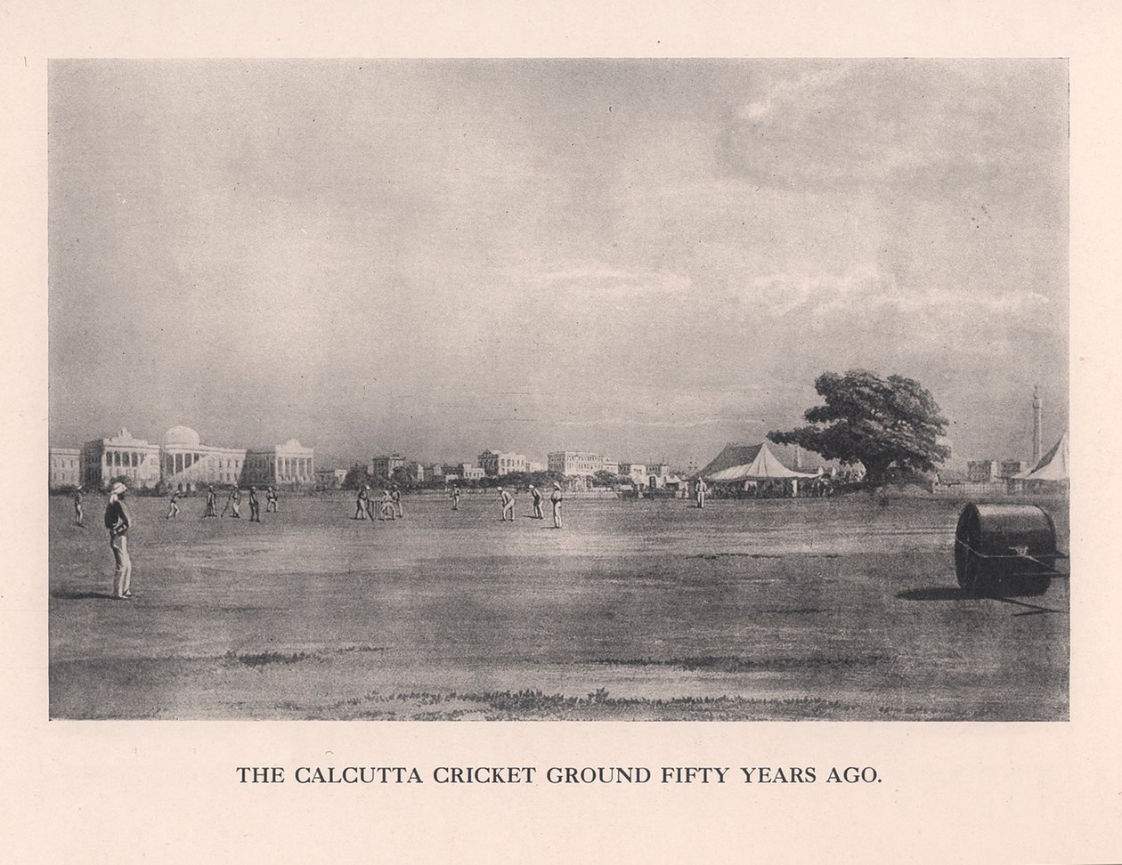 El Campo de Cricket de Calcuta, India de Unbekannt
