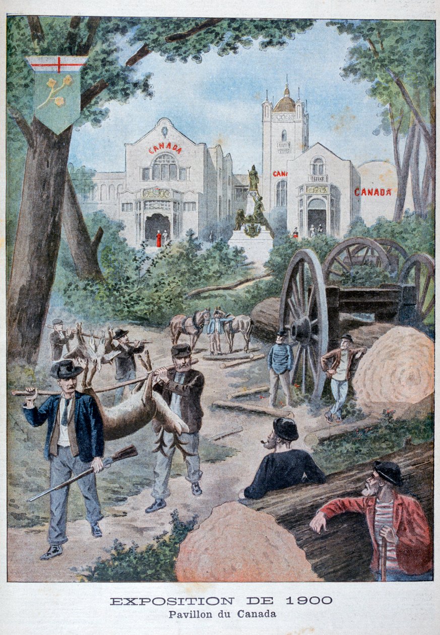 El pabellón canadiense en la Exposición Universal de 1900, París, 1900 de Unbekannt
