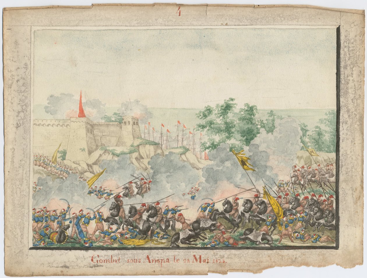 La captura de la fortaleza de Anapa el 23 de junio de 1828, 1829 de Unbekannt