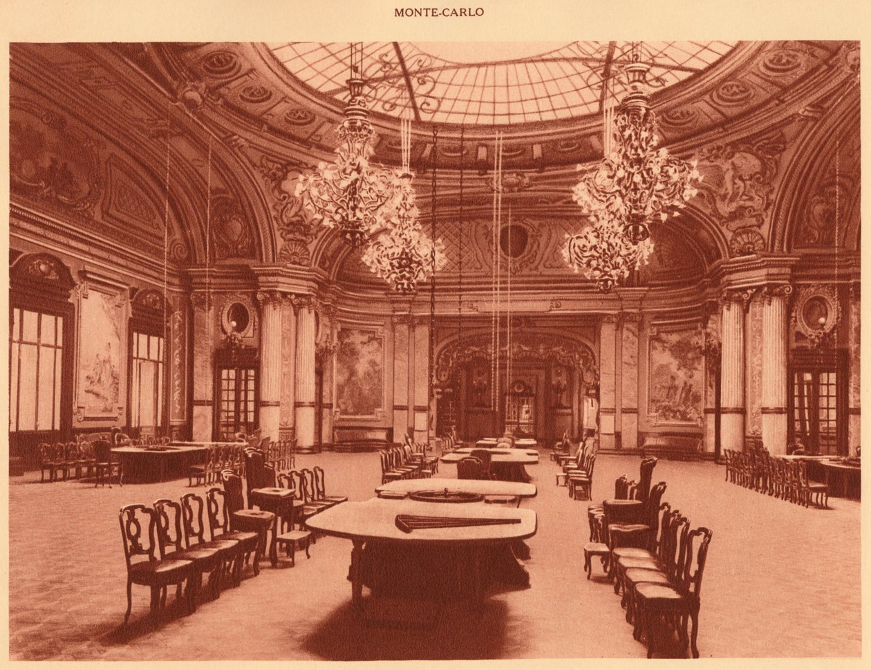 El Casino. - Salón Schmits, Monte Carlo, 1930 de Unbekannt