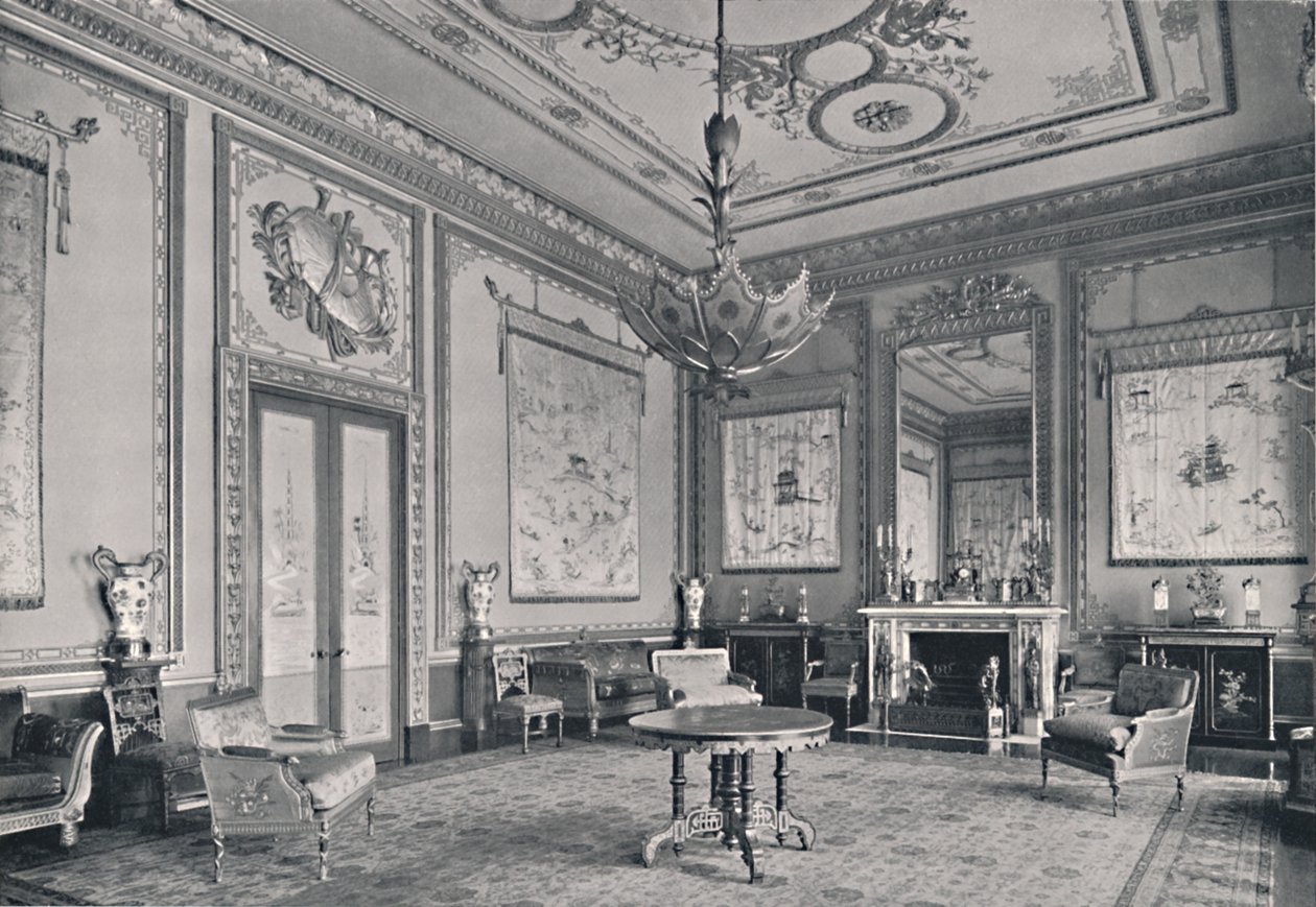 La Sala Central, Palacio de Buckingham, Esquina Noroeste, 1939 de Unbekannt