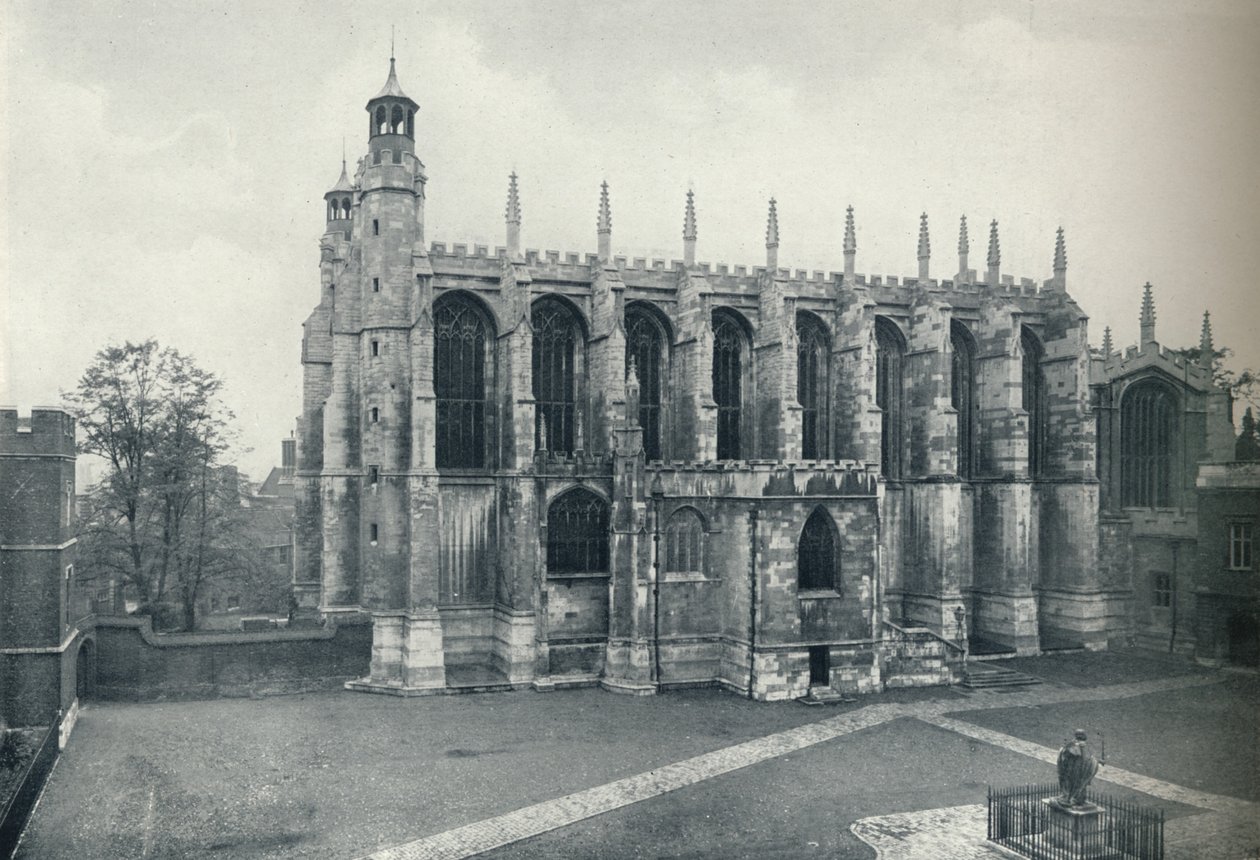 La capilla, desde el techo de Long Chamber, 1926 de Unbekannt