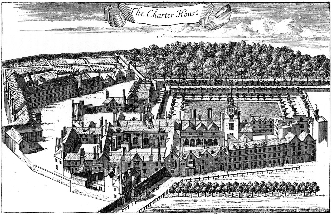 El Hospital Charter House, Londres, 1775, 1893 de Unbekannt