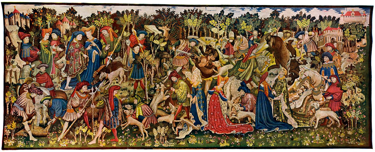 Los tapices de caza de Chatsworth, segundo de la serie, 1930 de Unbekannt