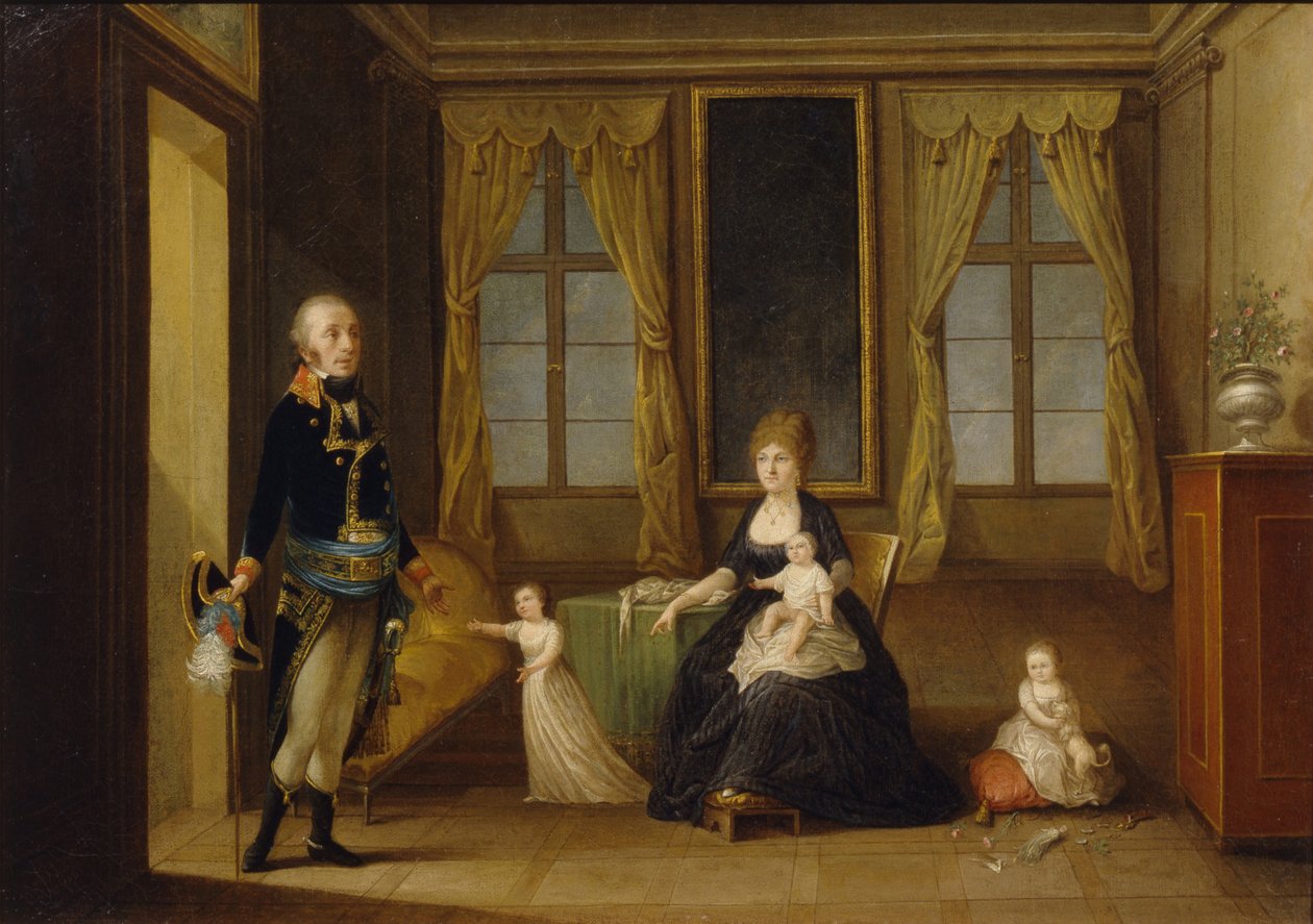 La familia Chernyshov, principios del siglo XIX de Unbekannt