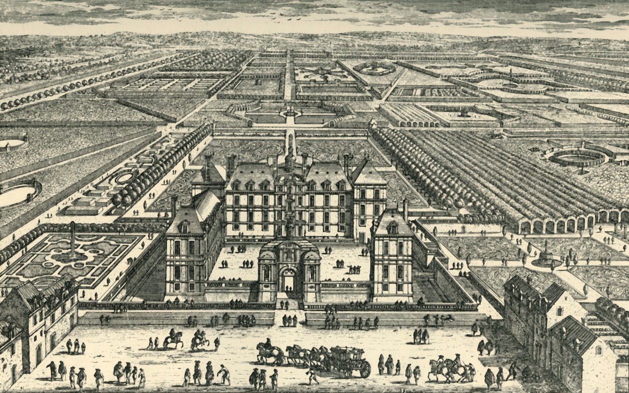 El Château de la Rochefoucauld, Liancourt, Oise, norte de Francia, c1675, 1903 de Unbekannt