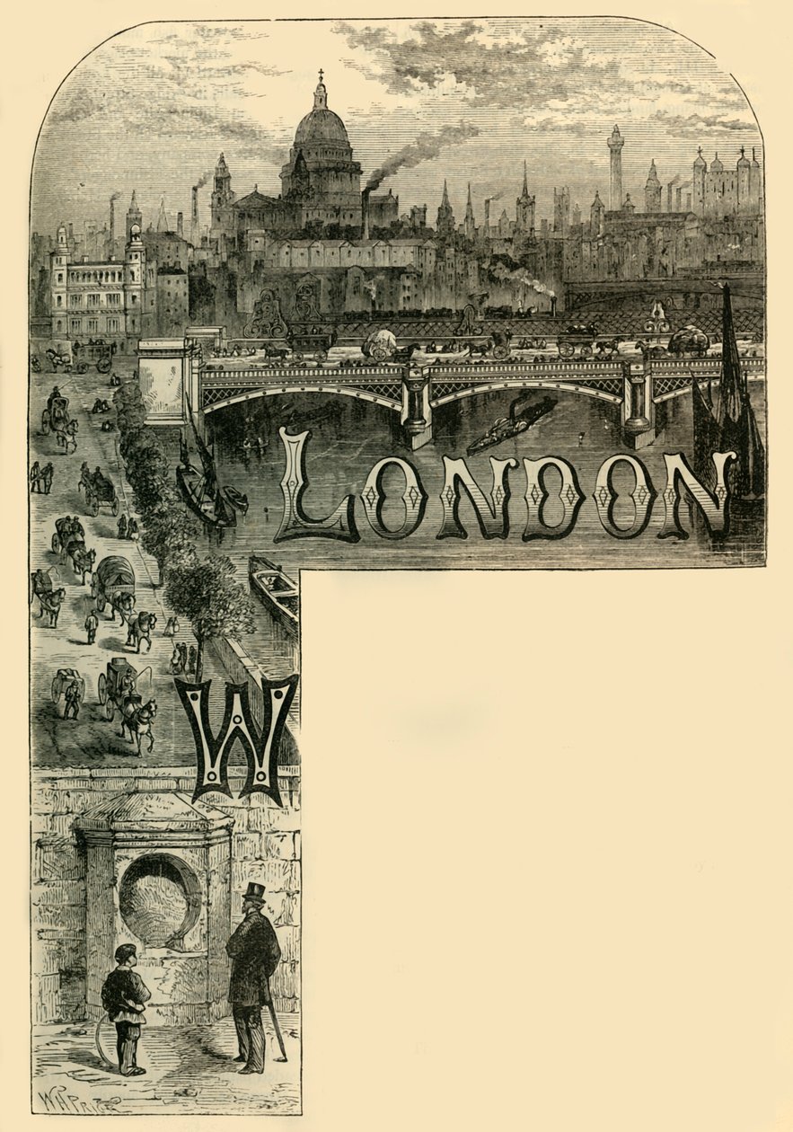 La Ciudad de Londres, c1872 de Unbekannt