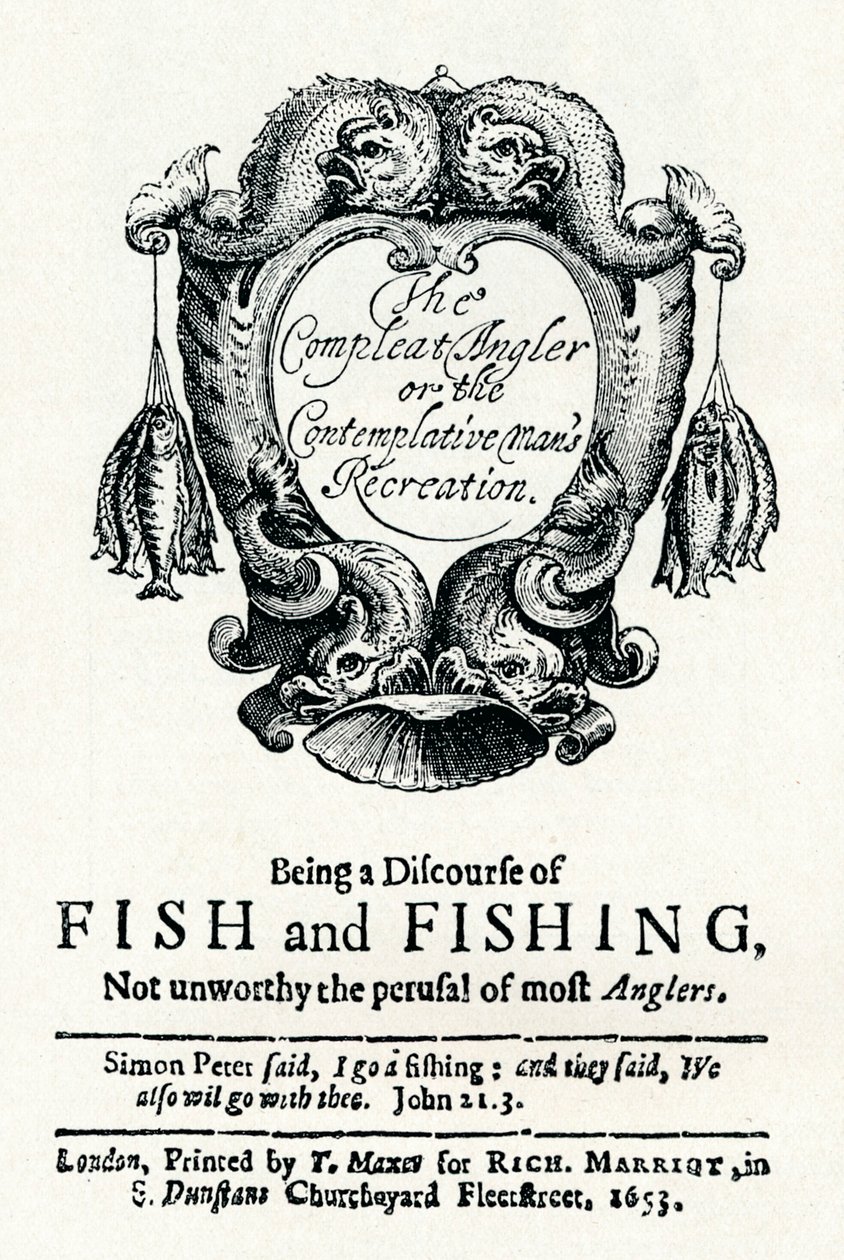 El pescador completo o la recreación del hombre contemplativo, c1653 de Unbekannt