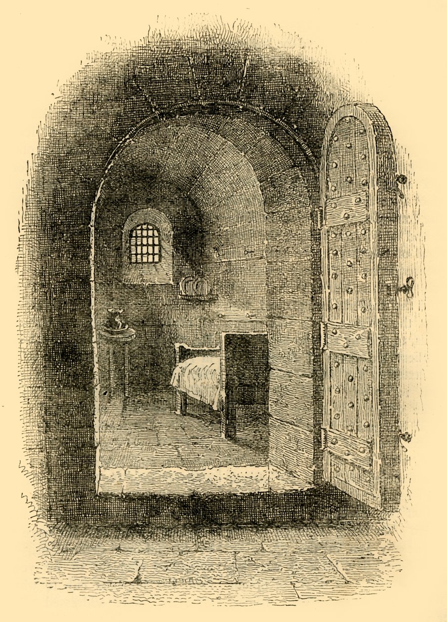 La celda condenada en Newgate, c1872 de Unbekannt