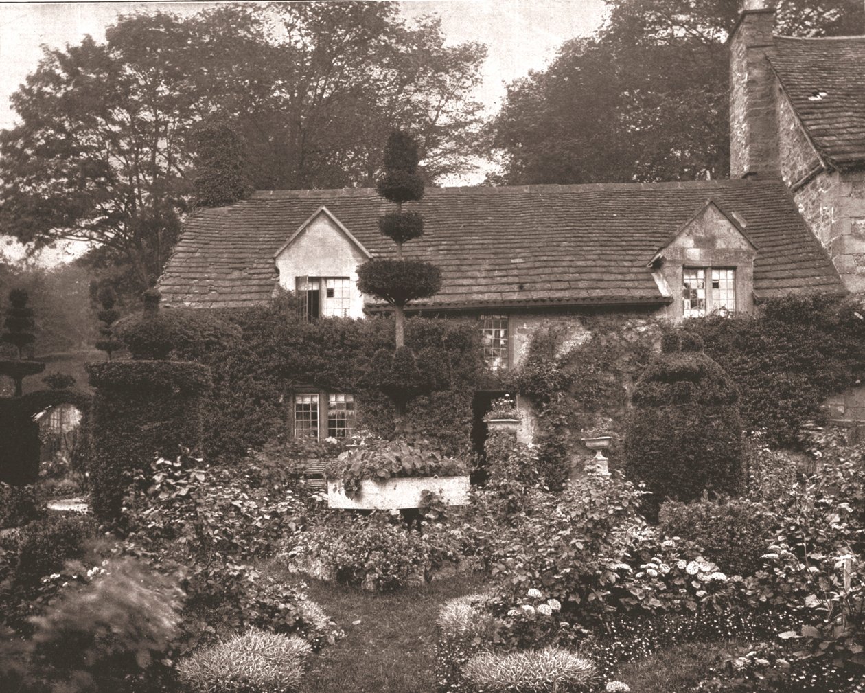 La cabaña cerca de Haddon Hall, Derbyshire, 1894 de Unbekannt