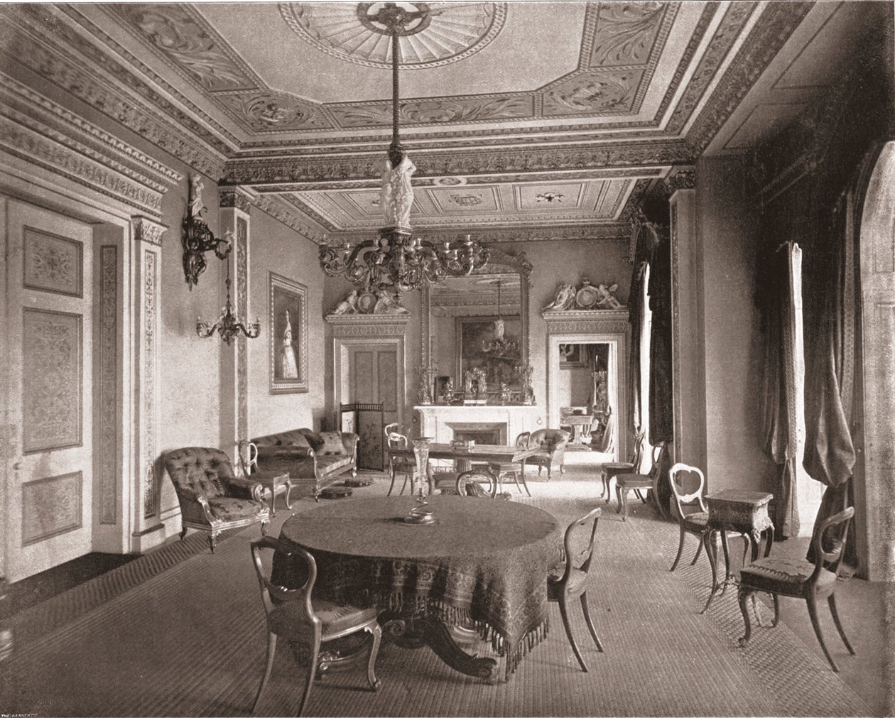 La Sala del Consejo, Osborne House, East Cowes, Isla de Wight, 1894 de Unbekannt