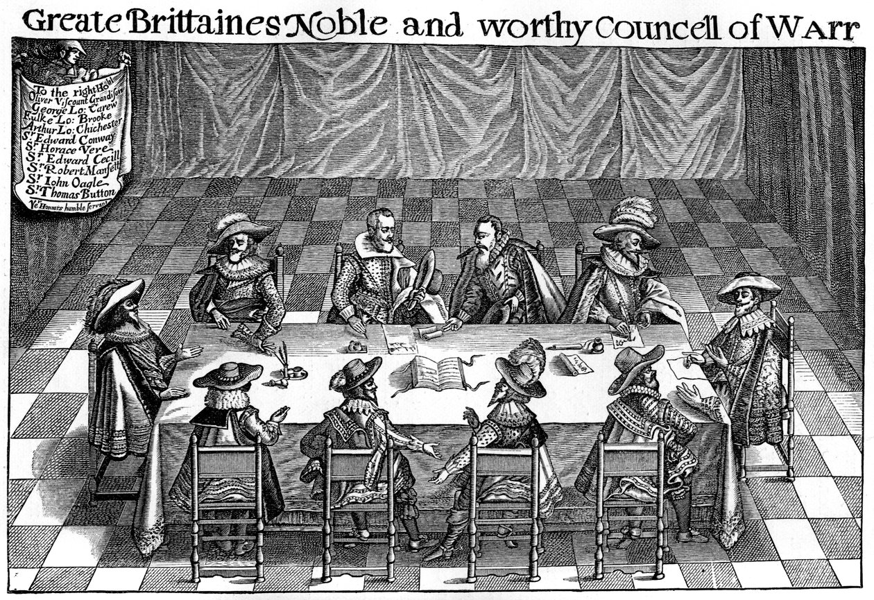 El Consejo de Guerra, 1623-1624, 1893 de Unbekannt