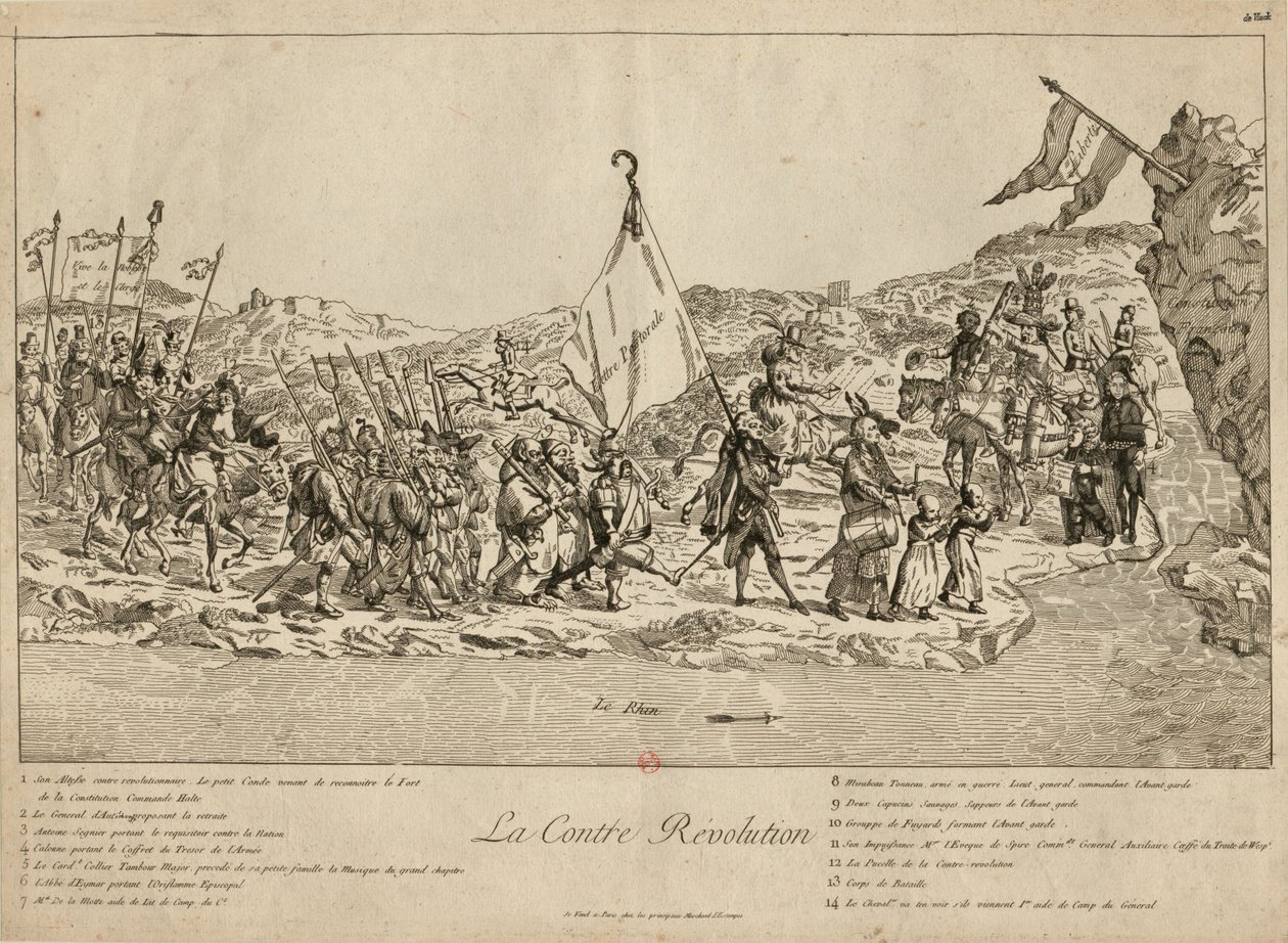 La Contrarrevolución, 1791 de Unbekannt