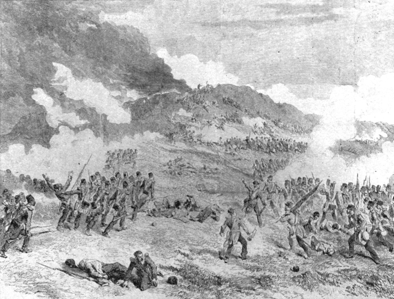 La Guerra de Crimea, 1854-56: La toma de Sebastopol: Asalto al Redan, 8 de septiembre de 1855, 1901 de Unbekannt