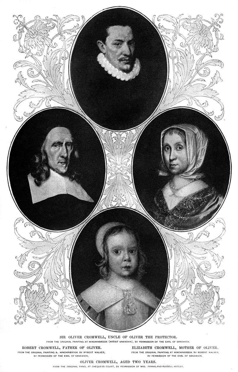 La familia Cromwell, 1899 de Unbekannt