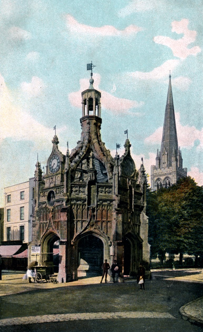 La Cruz y la Catedral, Chichester, West Sussex, principios del siglo XX de Unbekannt