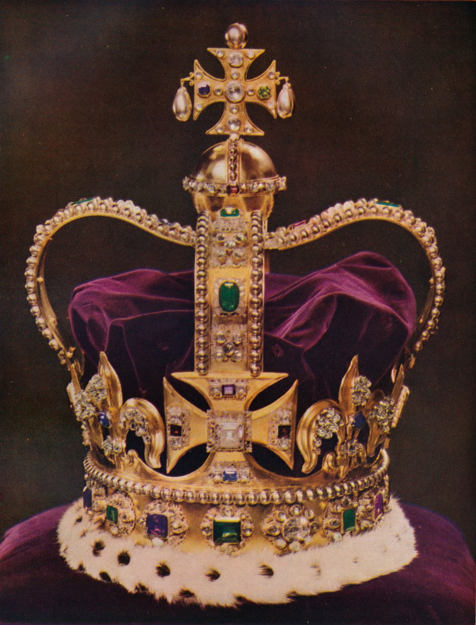 La Corona de Inglaterra, Corona de San Eduardo, c1937 de Unbekannt