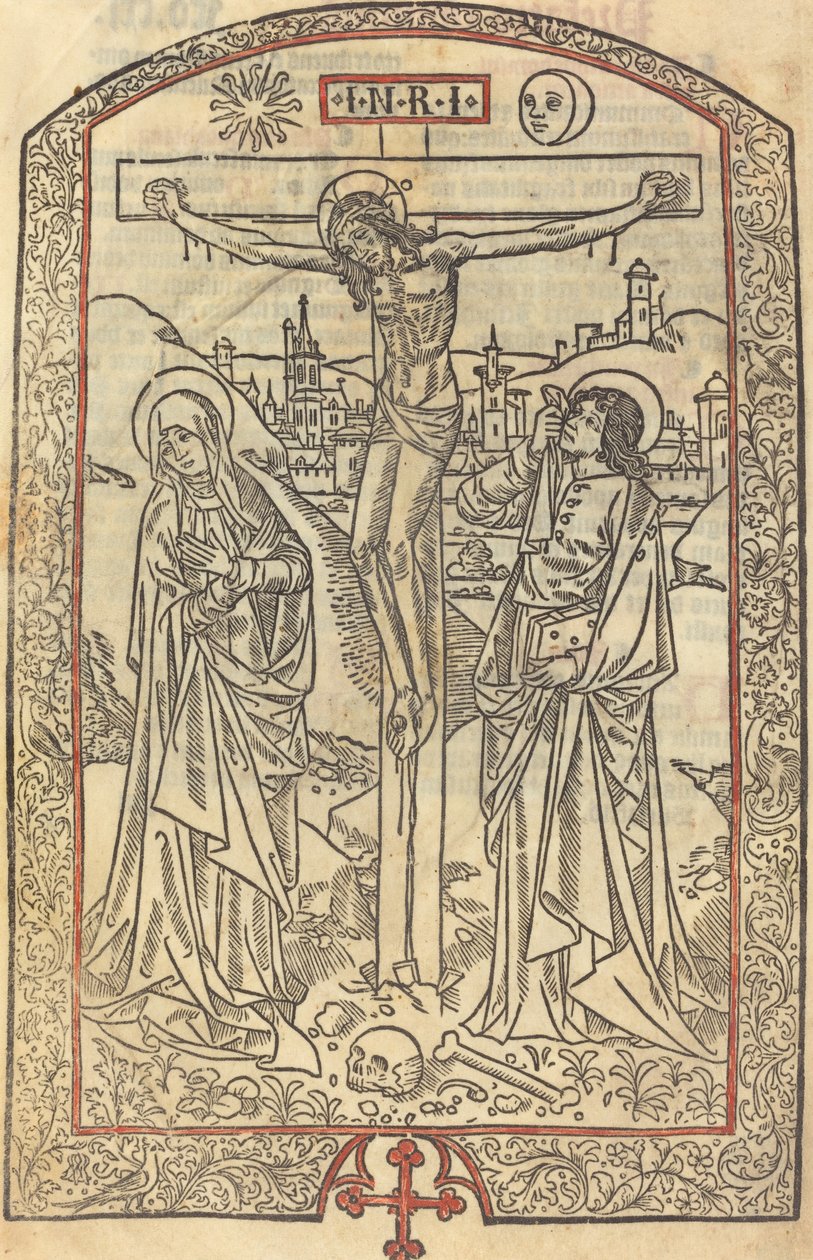 La Crucifixión, c. 1485 de Unbekannt