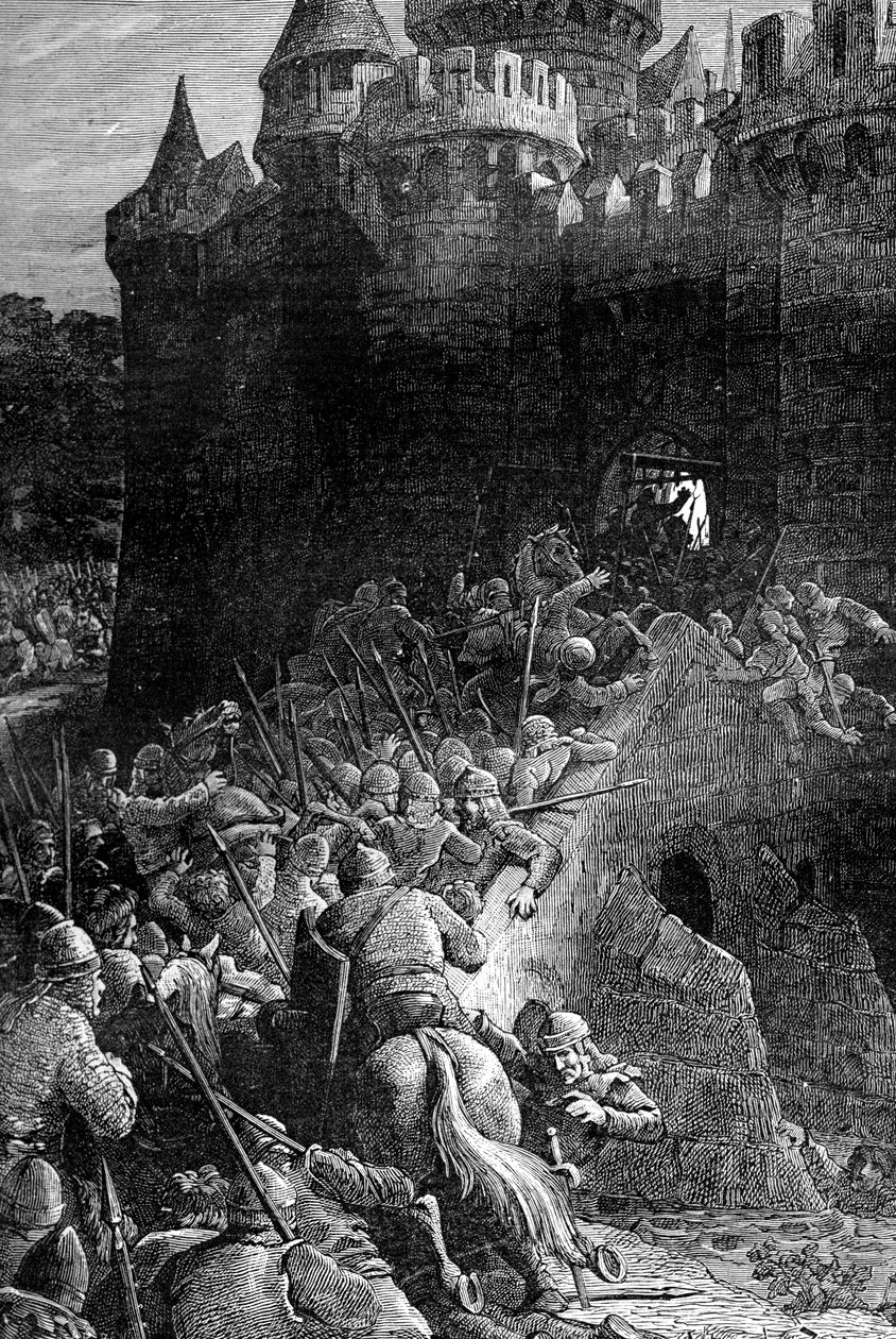 La disputa de los cruzados de Unbekannt