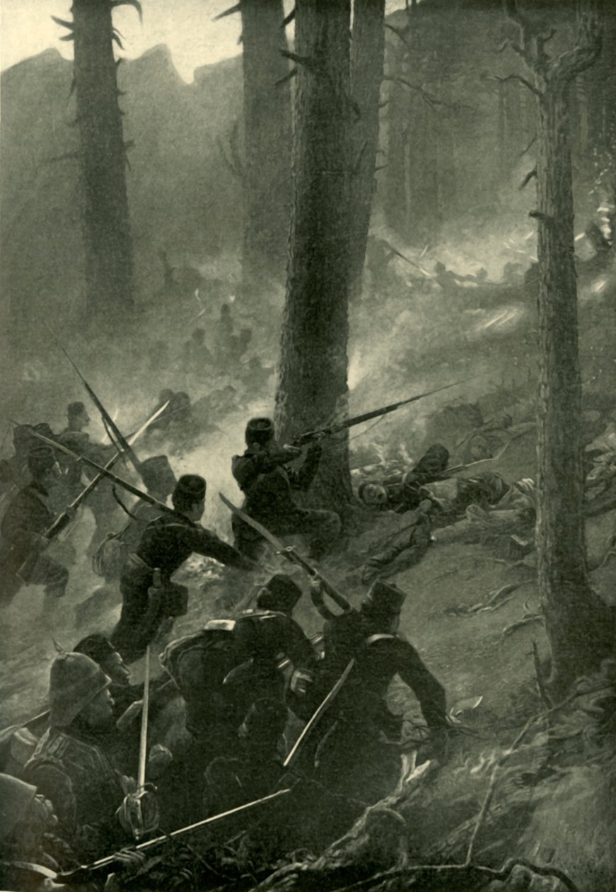 El atrevido ataque en el Spingawi Khotal, 2 de diciembre de 1878, 1901 de Unbekannt