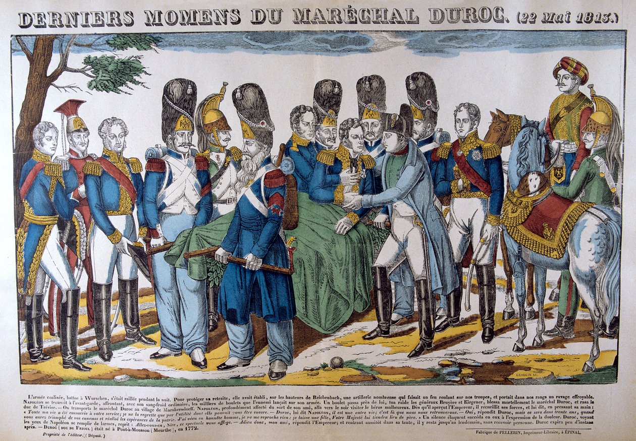 La muerte del mariscal Duroc, 22 de mayo de 1813 de Unbekannt