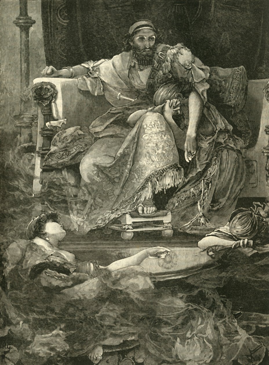 La muerte de Sardanápalo, 1890 de Unbekannt