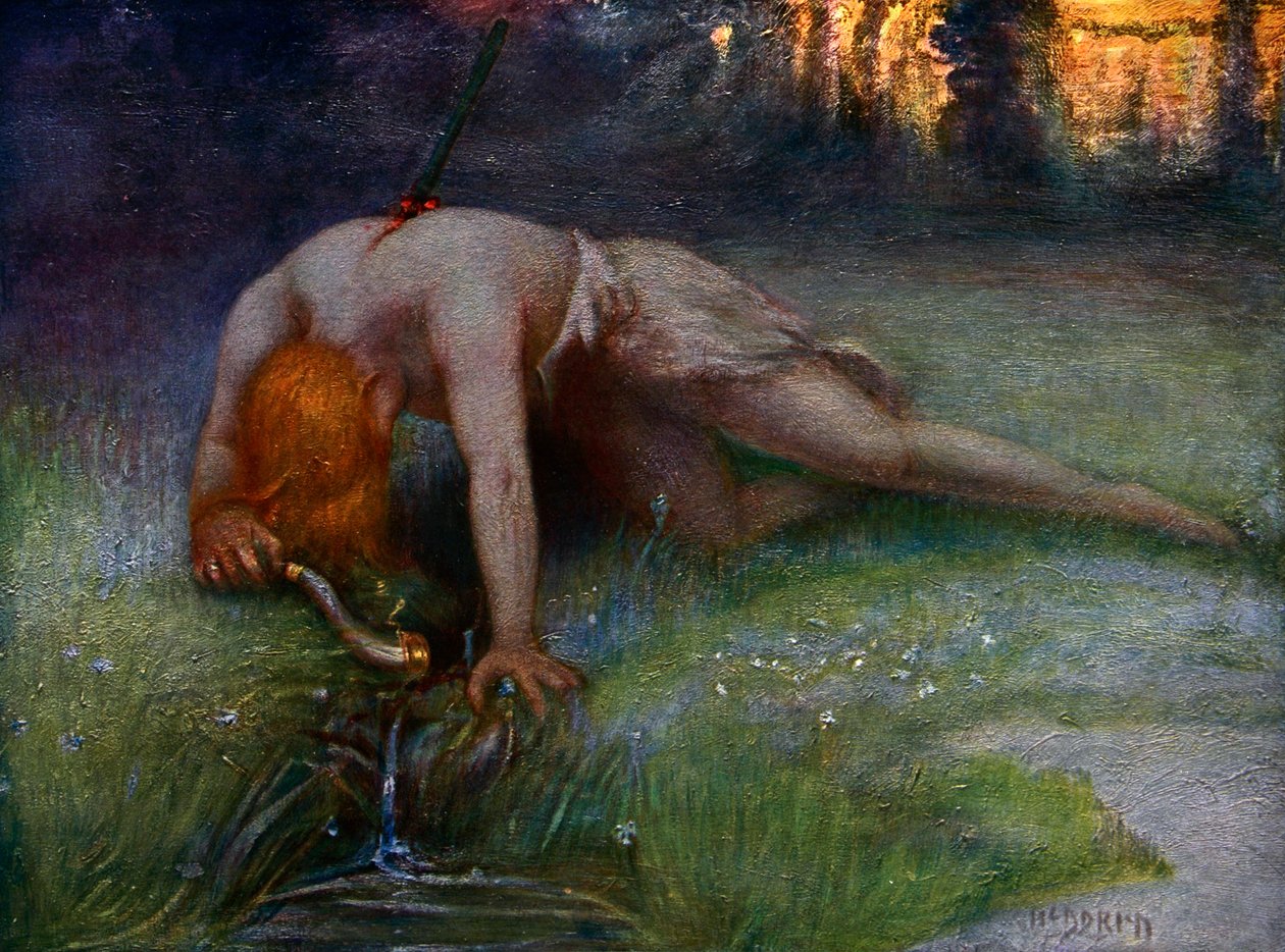 La Muerte de Sigfrido, 1906 de Unbekannt