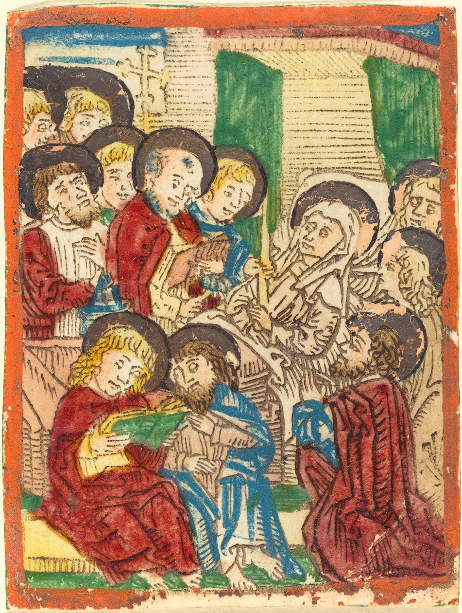 La muerte de la Virgen, 1480-1490 de Unbekannt
